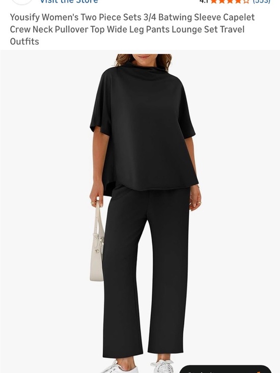 Yousify Tops - Yousify Women's Tunic and Pants Set - Large